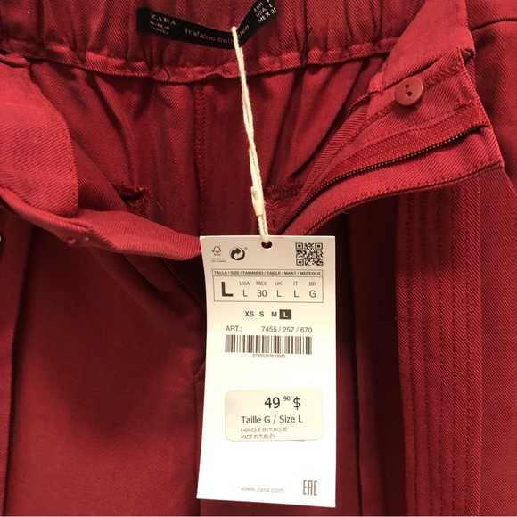 NWT ZARA wide Leg Pant - Picture 3 of 6